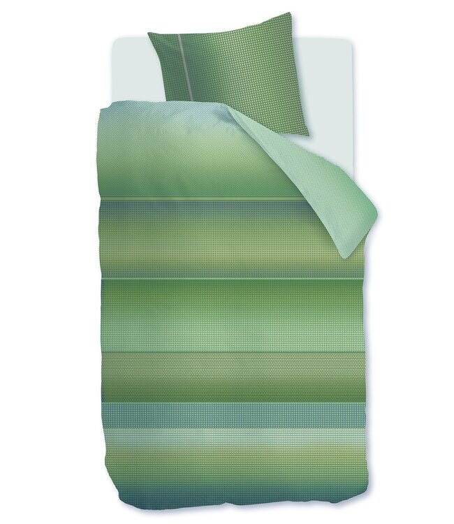 Kardol  Dekbedovertrek Satijn Charlottesville Green 140 x 200/220