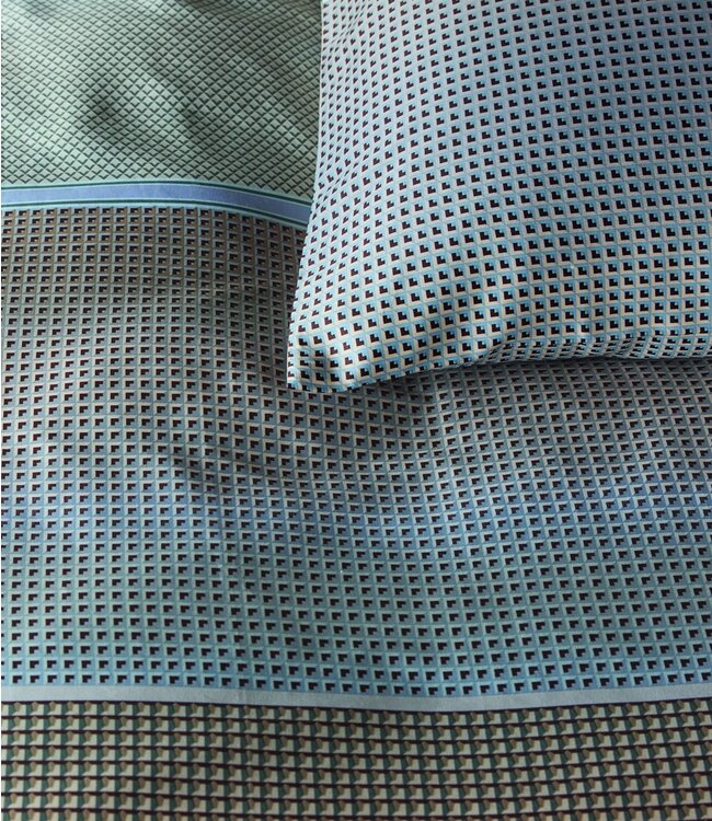 Kardol  Dekbedovertrek Satijn Charlottesville Bluegrey 200 x 200/220