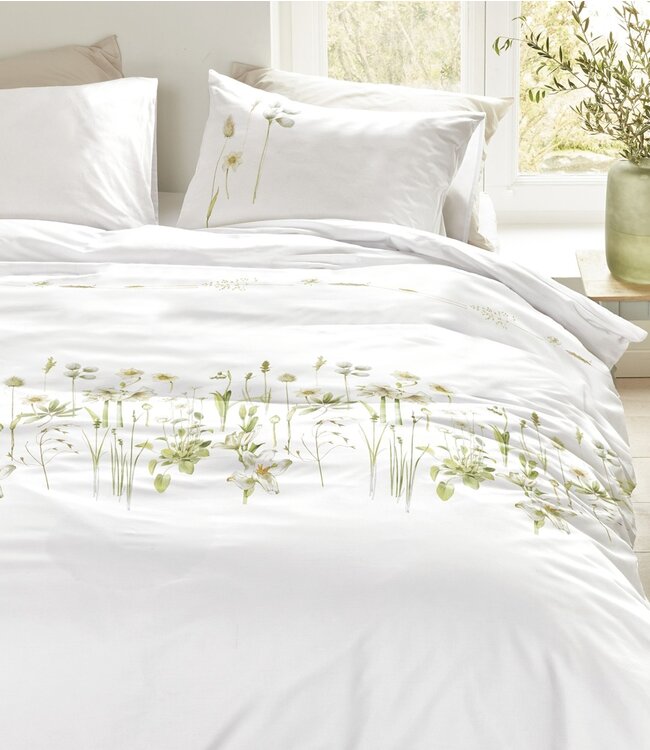 Marjolein Bastin Dekbedovertrek Amaryllis White 200 x 200/220