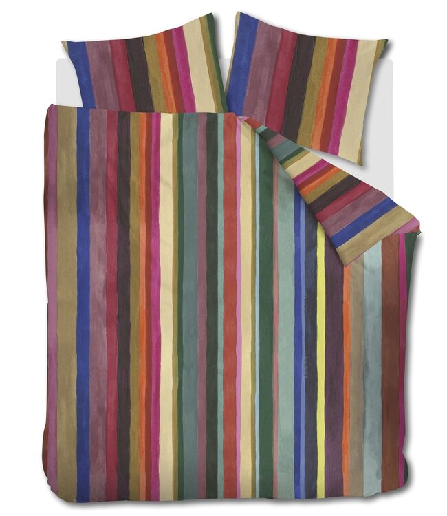 Oilily Dekbedovertrek Satijn Fiesta Lines Multi