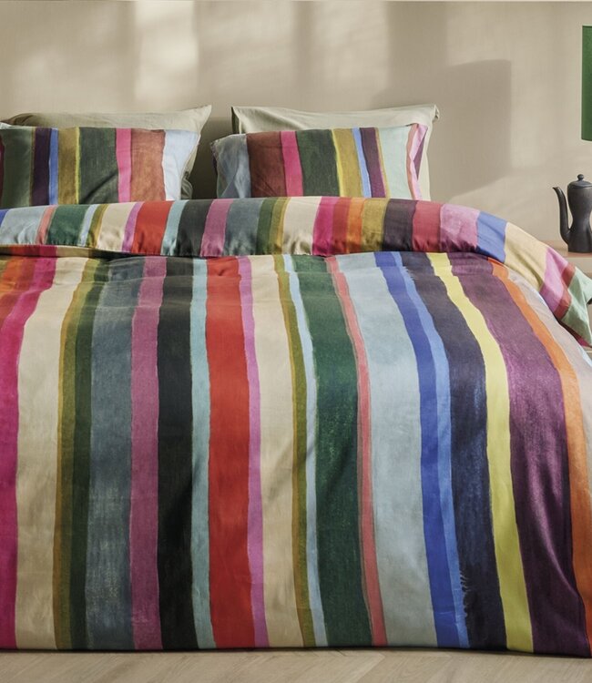 Oilily Dekbedovertrek Satijn Fiesta Lines Multi 140 x 200/220