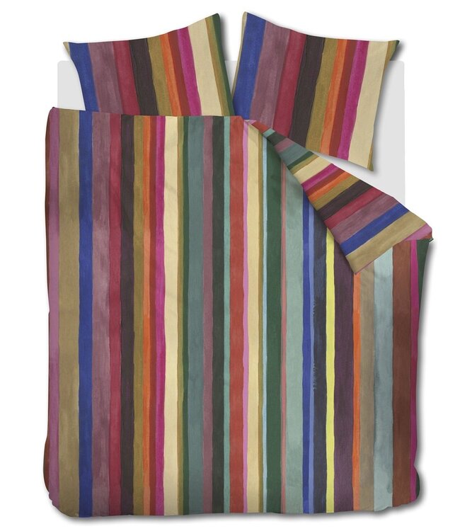 Oilily Dekbedovertrek Satijn Fiesta Lines Multi 240 x 200/220
