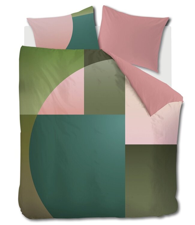 Dutch Design Dekbedovertrek  Abbey Road Groen 200 x 200/220