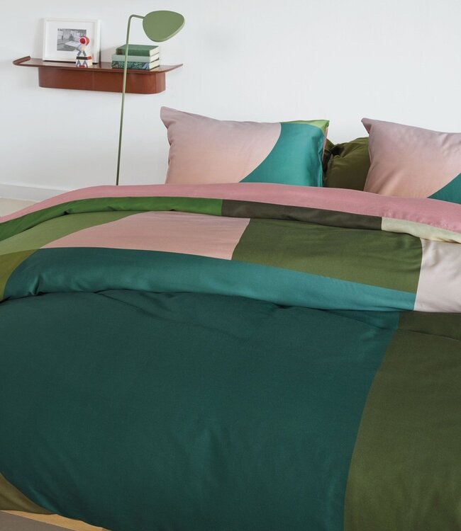 Dutch Design Dekbedovertrek  Abbey Road Groen 260 x 200/220