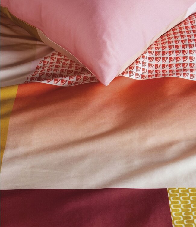Dutch Design Dekbedovertrek  Sunset Boulevard Koraal
