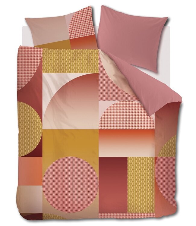 Dutch Design Dekbedovertrek  Sunset Boulevard Koraal 240 x 200/220