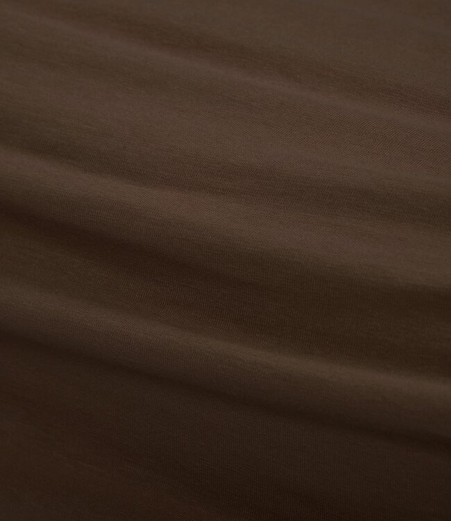 Essenza Organic Jersey Hoeslaken Chocolate