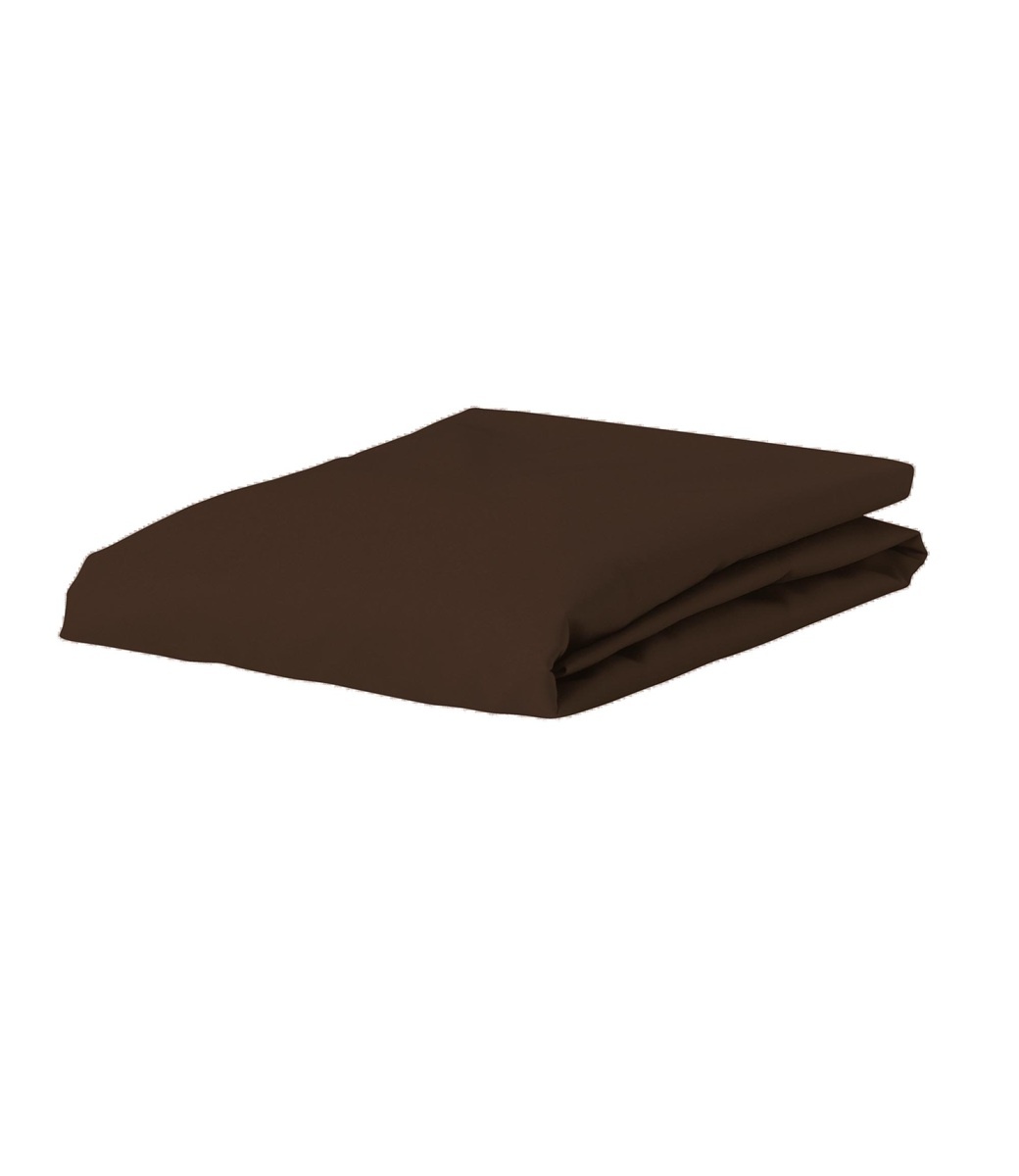 Essenza Organic Jersey Hoeslaken Chocolate