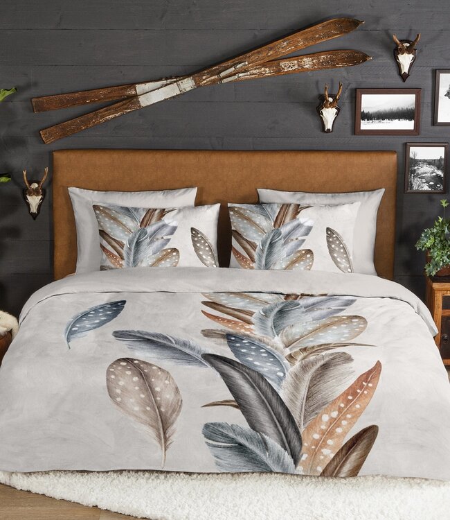 Ritzzly Dekbedovertrek met rits Flanel Eina