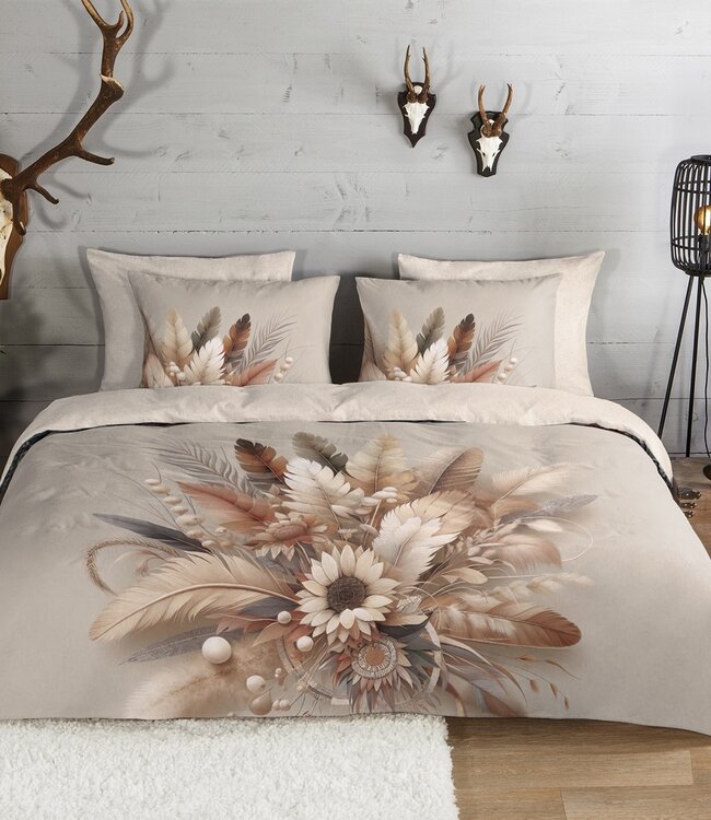 Ritzzly Dekbedovertrek met rits Flanel Barro