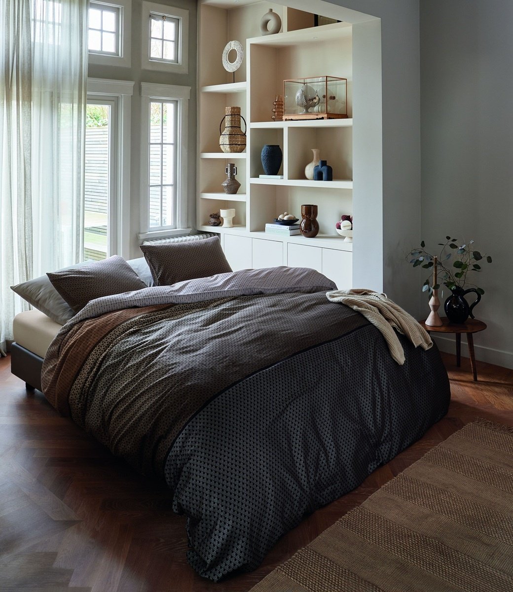 Beddinghouse Dekbedovertrek Carter Brown 240 x 200/220