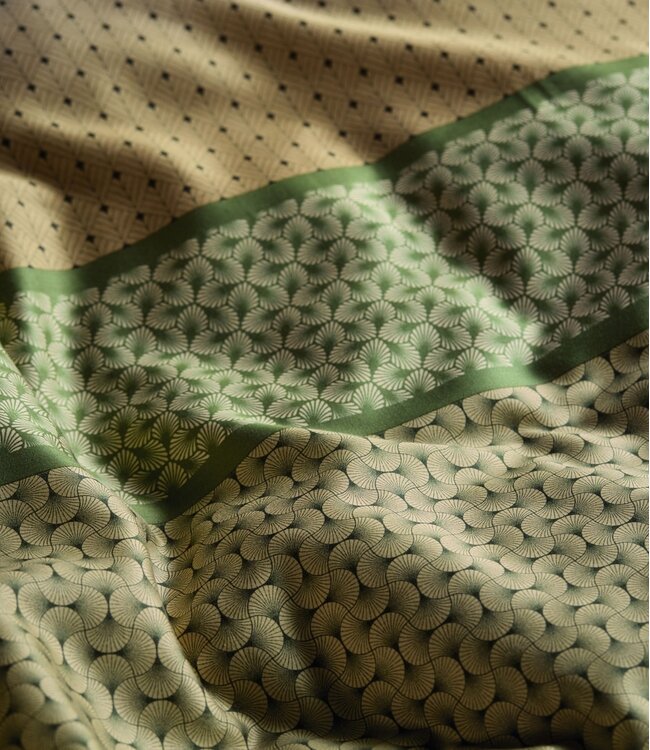 Beddinghouse Dekbedovertrek Carter Green -200 x 200/220