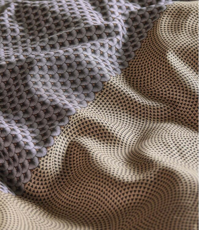 Beddinghouse Dekbedovertrek Anani Taupe 240 x 200/220