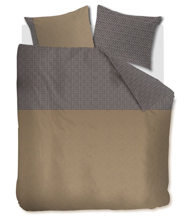 Beddinghouse Dekbedovertrek Anani Taupe 240 x 200/220