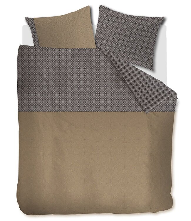 Beddinghouse Dekbedovertrek Anani Taupe 260 x 200/220