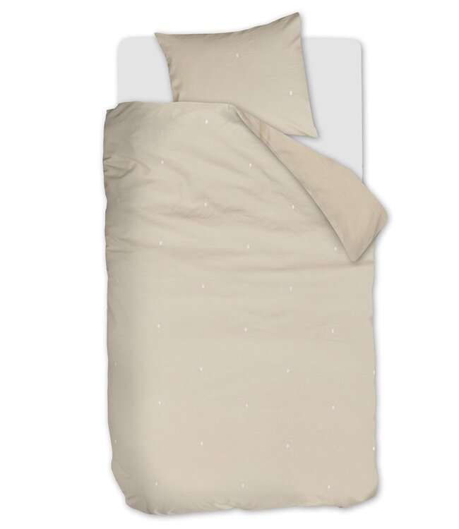 Beddinghouse Dekbedovertrek Katoen Monsoon Sand 140 x 200/220