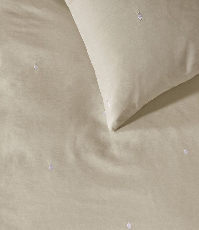 Beddinghouse Dekbedovertrek Katoen Monsoon Sand 200 x 200/220