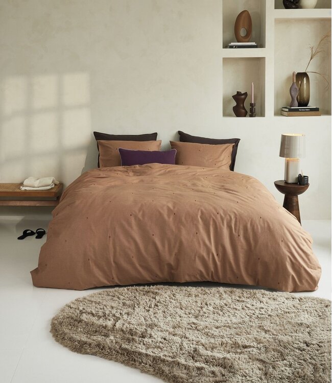Beddinghouse Dekbedovertrek Katoen Monsoon Light Terra 240 x 200/220