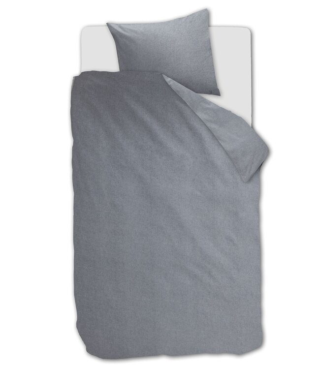 Beddinghouse Dekbedovertrek Flanel Frost Blue Grey