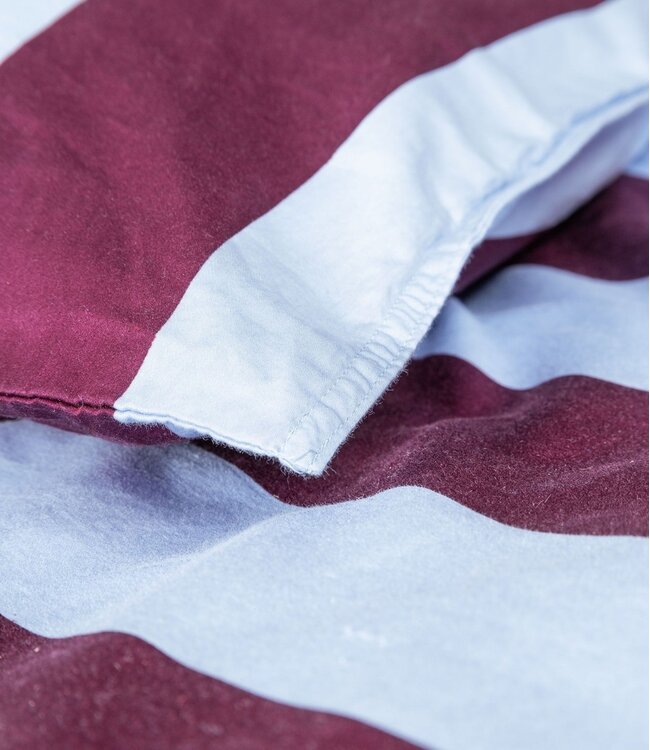 Essenza Dekbedovertrek Minte Stripe Meau Mauve Wine