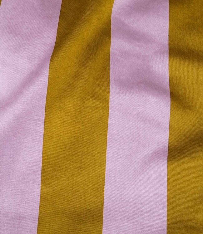 Essenza Dekbedovertrek Minte Stripe Pale Purple & Olive 260 x 200/220