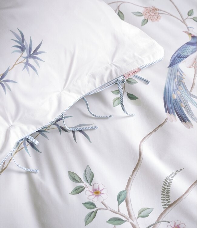 Pip Studio Dekbedovertrek Bamboo Blossom White