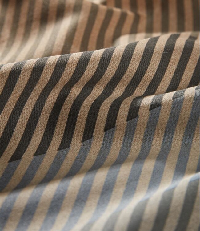 Ritzzz Dekbedovertrek met rits (3 zijdes) Beaming Blauw Grijs