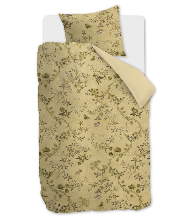 Ritzzz Dekbedovertrek met rits (3 zijdes) Charlotte Olijfgroen