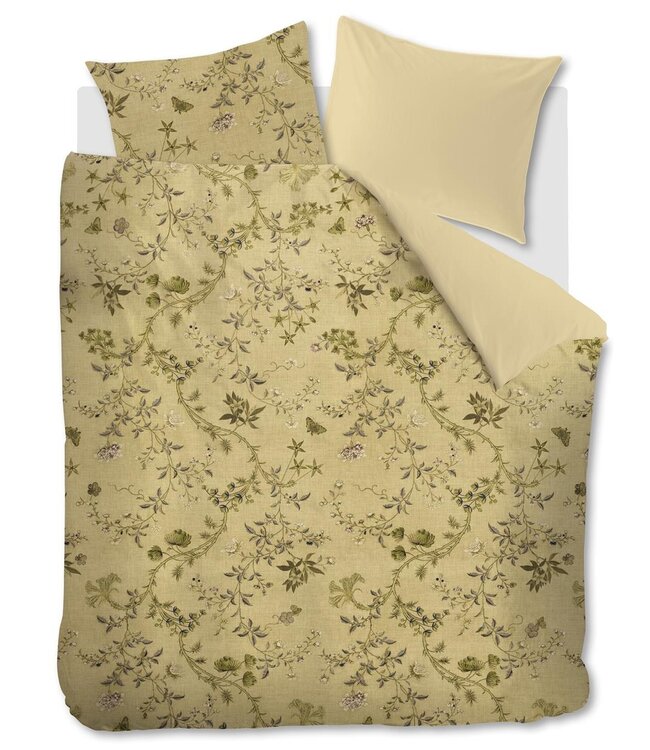 Ritzzz Dekbedovertrek met rits (3 zijdes) Charlotte Olijfgroen