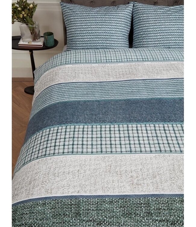 Rivièra Maison Dekbedovertrek Tailor Green