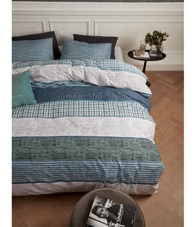 Rivièra Maison Dekbedovertrek Tailor Green