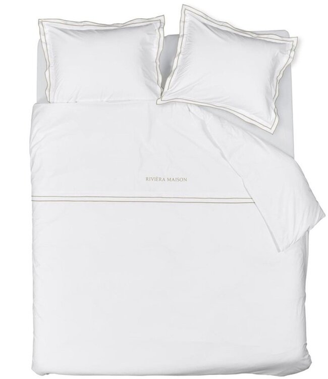 Rivièra Maison Dekbedovertrek Salute Zand