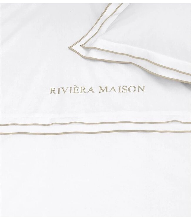 Rivièra Maison Dekbedovertrek Salute Zand