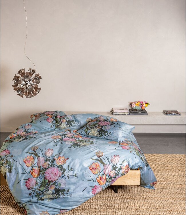 Essenza Dekbedovertrek Tulip Bloom Surf Green