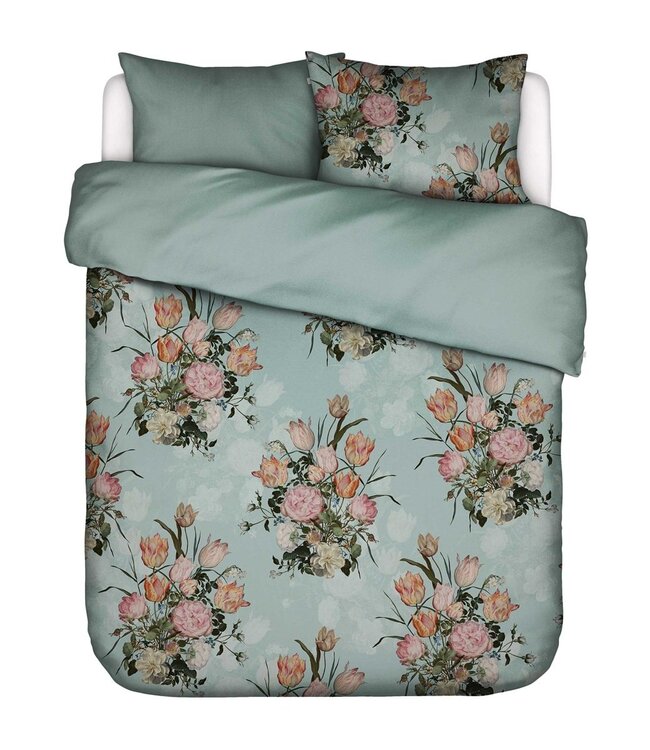 Essenza Dekbedovertrek Tulip Bloom Surf Green 240 x 200/220