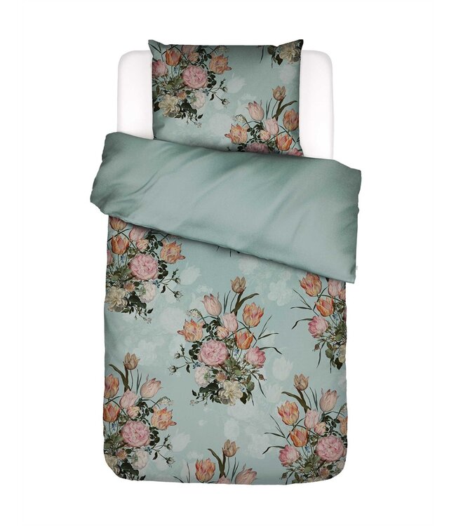 Essenza Dekbedovertrek Tulip Bloom Surf Green 140 x 200/220