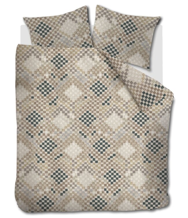 At Home Dekbedovertrek Rich Natural 200 x 200/220