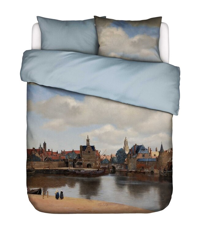 Essenza Dekbedovertrek View on Delft Calming Blue