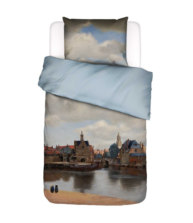 Essenza Dekbedovertrek View on Delft Calming Blue 140 x 200/220