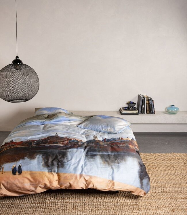 Essenza Dekbedovertrek View on Delft Calming Blue 260 x 200/220