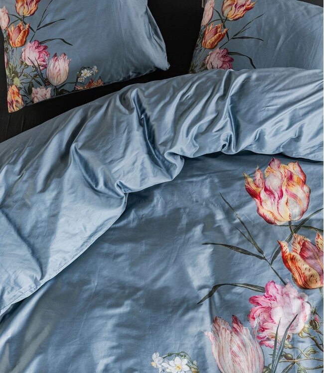 Essenza Dekbedovertrek Painter's Garden Denim Blue 240 x 200/220