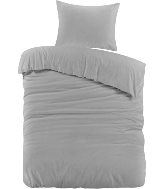 Ritzzz Dekbedovertrek met rits (3zijdes) Cozy Grey