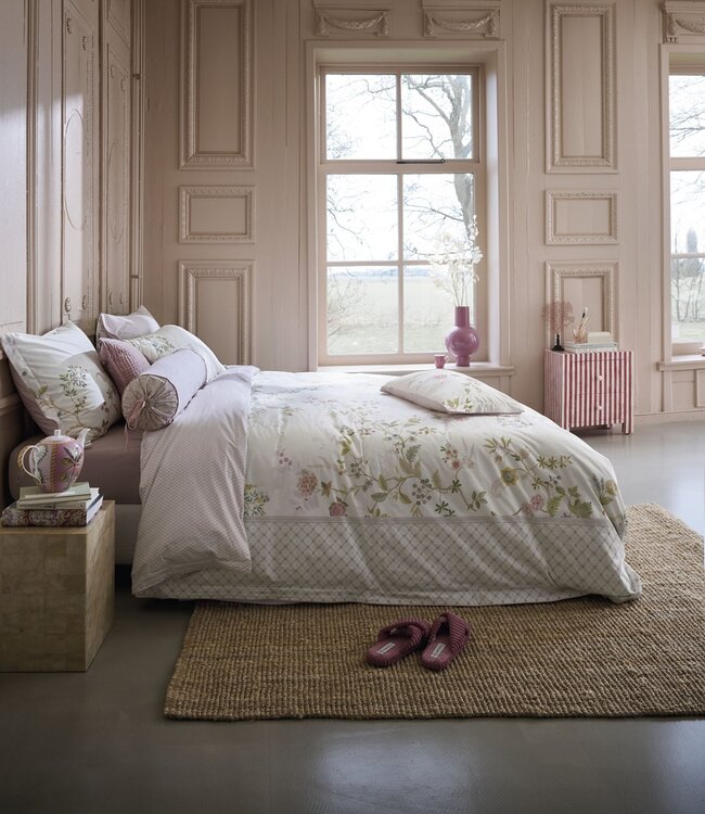 Pip Studio Dekbedovertrek Bustani White 200 x 200/220