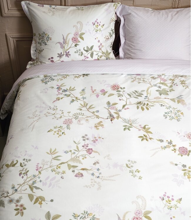 Pip Studio Dekbedovertrek Bustani White 200 x 200/220