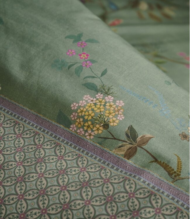 Pip Studio Dekbedovertrek Bustani Green 140 x 200/220