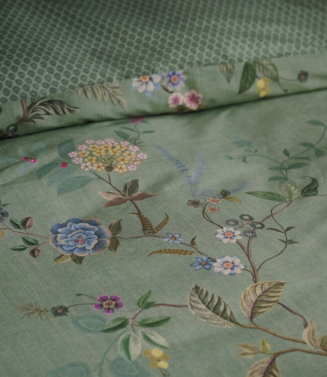 Pip Studio Dekbedovertrek Bustani Green 260 x 200/220