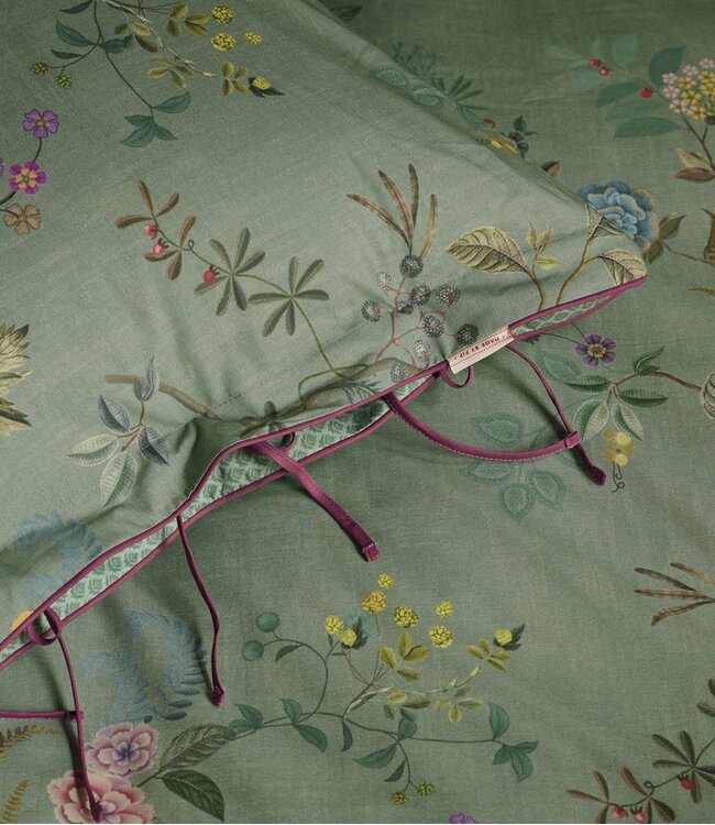 Pip Studio Dekbedovertrek Bustani Green 260 x 200/220