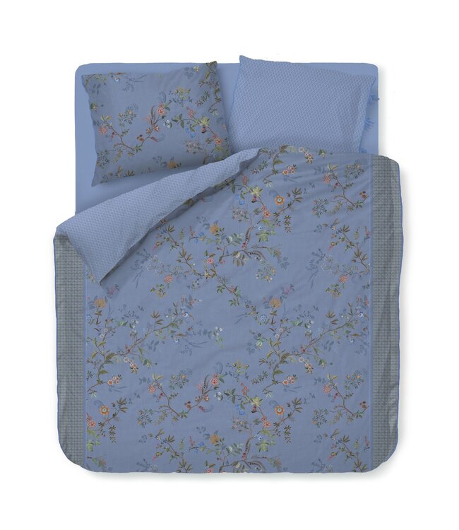 Pip Studio Dekbedovertrek Bustani Blue 260 x 200/220