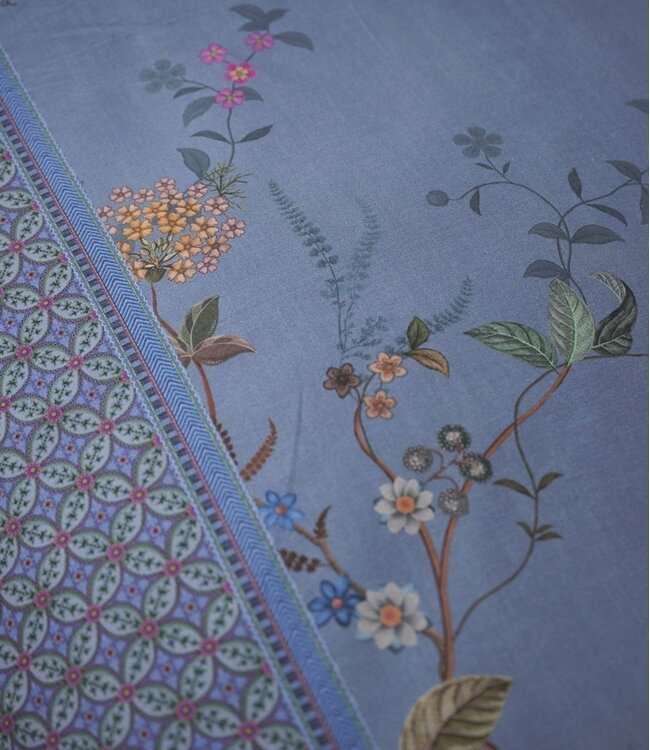 Pip Studio Dekbedovertrek Bustani Blue 260 x 200/220