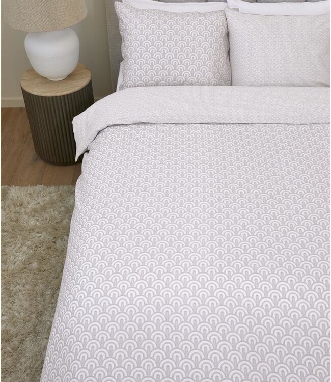 Ritzzz Dekbedovertrek met rits (3 zijdes) Arched Soft Pink